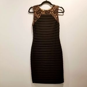 Adrianna Papell Sleeveless Bandage Cocktail Dress